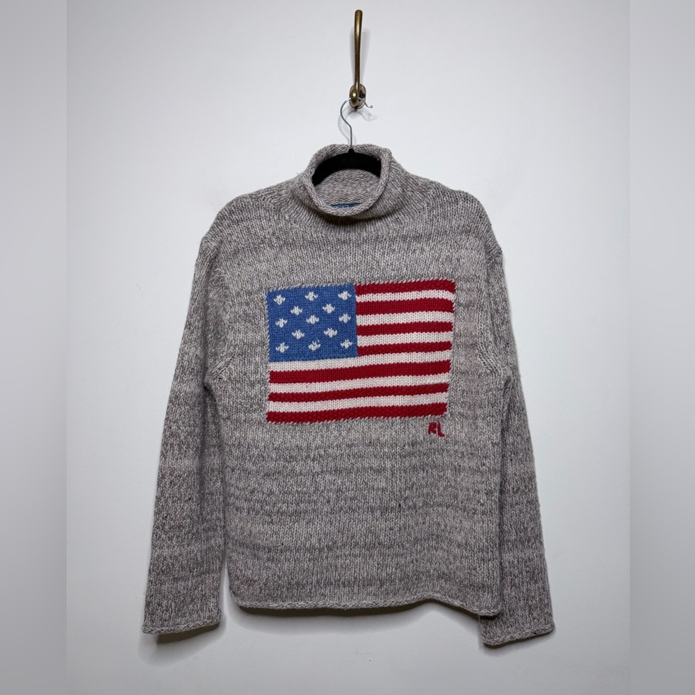 Polo Ralph Lauren Wool Blend Flag Rollneck Sweater - Picture 6 of 10